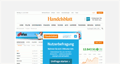 Desktop Screenshot of finanzen.handelsblatt.com