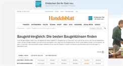 Desktop Screenshot of baugeld.rechner.handelsblatt.com