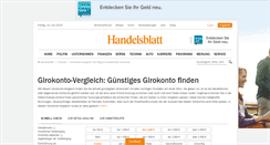 Desktop Screenshot of girokonto.rechner.handelsblatt.com